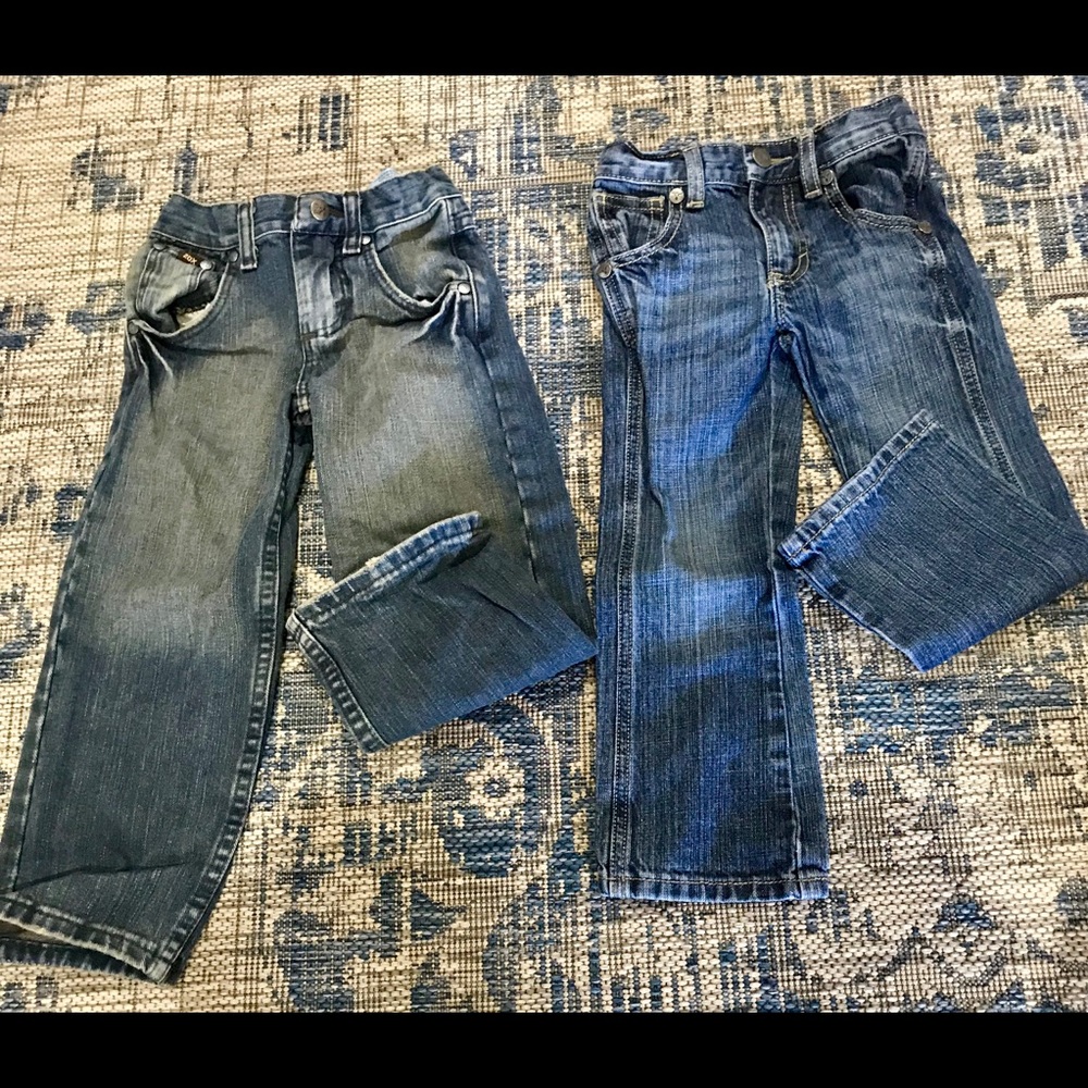 Little boys size 4 slim wrangler and 20x